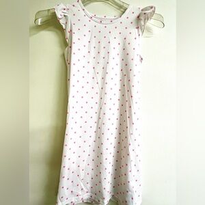GAP Kids Nightgown Pink Stars Ruffle Sleeve Sz 12